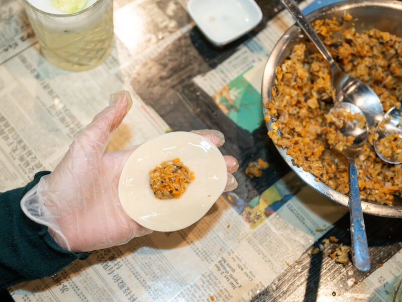 dumpling making